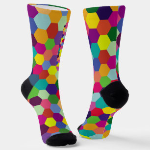 Muster Modern farbenfroh - Modefeder-Hipster Socken