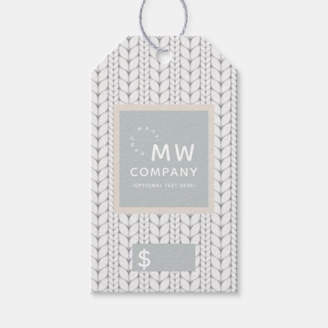 Muster Moderne Berufliche Handarbeit Geschenkanhänger (Vorderseite)