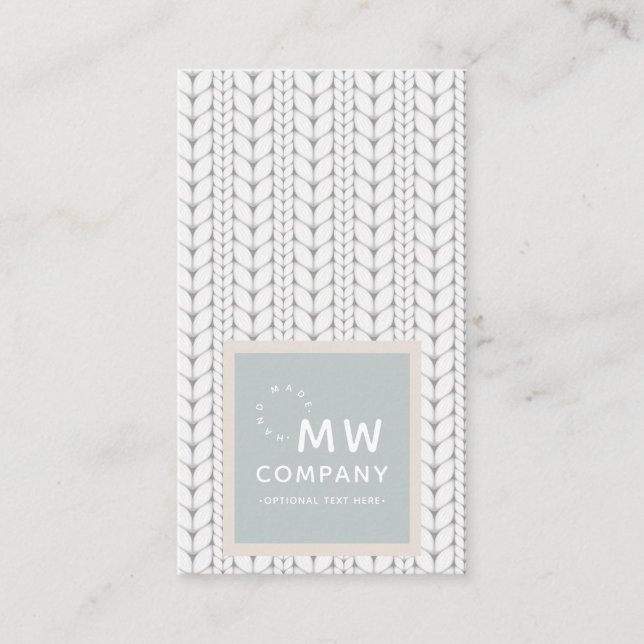 Muster Moderne Berufliche Handarbeit Visitenkarte (Vorderseite)