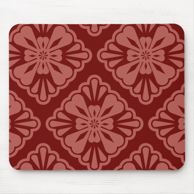 Muster Moderne, stilvolle geometrische Trendy Mousepad (Vorne)