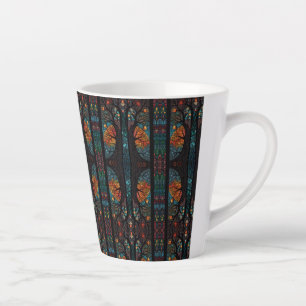 Muster Mosaikgestanztes Glas Milchtasse