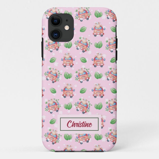 Muster Niedliche Schaf-iPhone-Fälle Case-Mate iPhone Hülle (Rückseite)