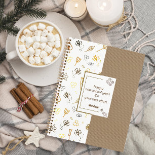 Muster niedliches BienenNotebook Notizbuch