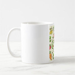 Muster Obst und Gemüse Kaffeetasse