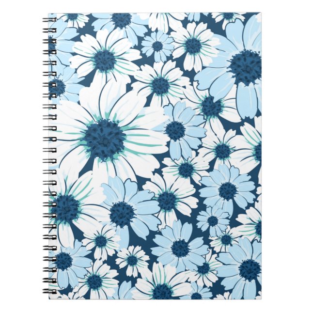Muster ohne Blumen/Textilemuster der Blume, ab Notizblock (Vorderseite)