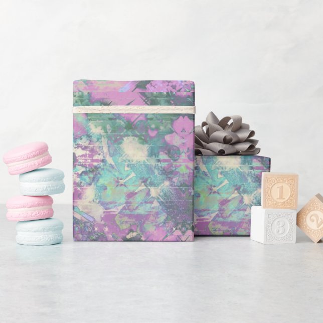 Muster-Papier für Lavendel Geschenkpapier (Babyparty)