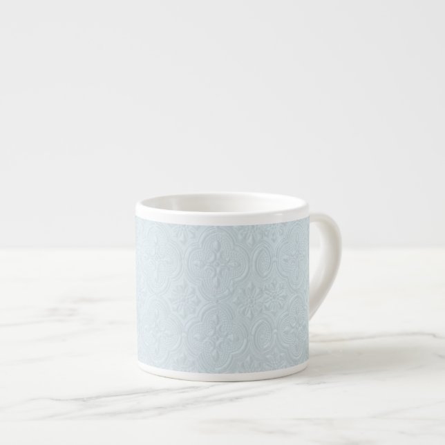 Muster Pastel Blue Flowers Espressotasse (Vorderseite Rechts)