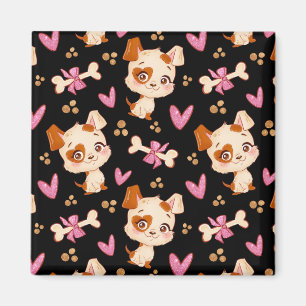 Muster Pets Niedlich Funny Puppy Lover Magnet