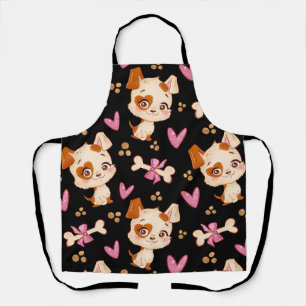 Muster Pets Niedlich Funny Puppy Lover Schürze