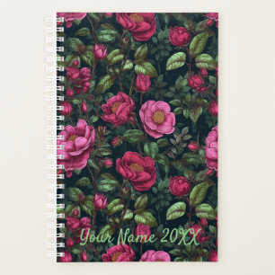 Muster-Planer für wild lebende Rose Planer