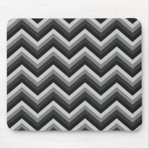 Muster Retro Zickzack-Chevron Mousepad