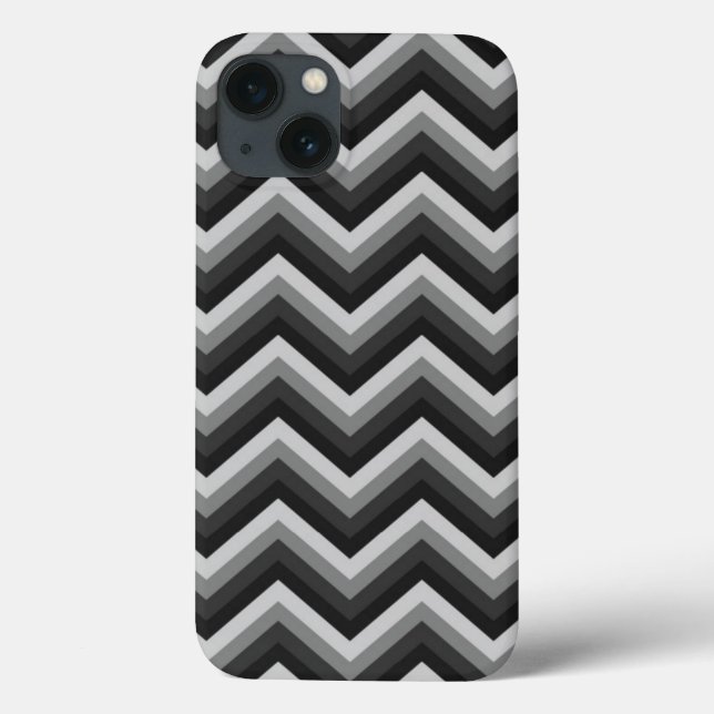 Muster Retro Zig Zag Zickzack Case-Mate iPhone Hülle (Rückseite)