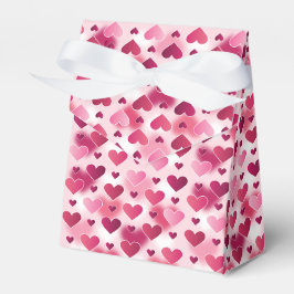 Muster rosa Herzen - Valentinstag Thema Geschenkschachtel