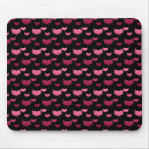 Muster Rosa und Rotes Herz Mousepad