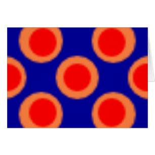 Muster rot, blau, orange