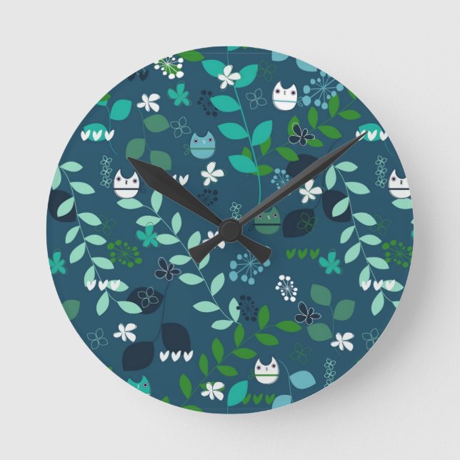Muster Runde Wanduhr (Vorderseite)