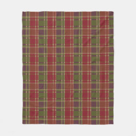 Muster "Rustic Kariert Elegance" Fleecedecke