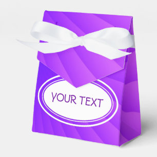 Muster - sanfte lila Strahlen + Text Geschenkschachtel