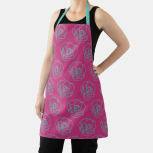 Muster-Schürze für florale Rose Schürze