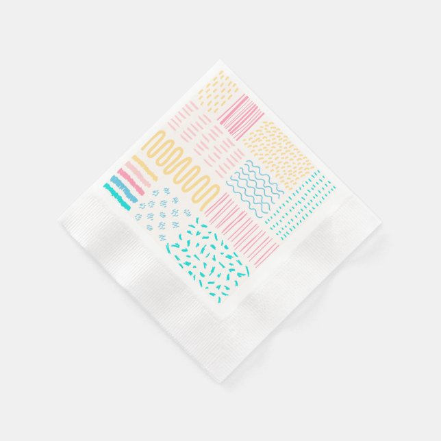 Muster Serviette (Ecke)