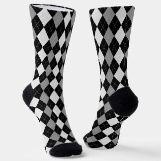 Muster-Socken für die Raute BLACK & NICKEL Socken