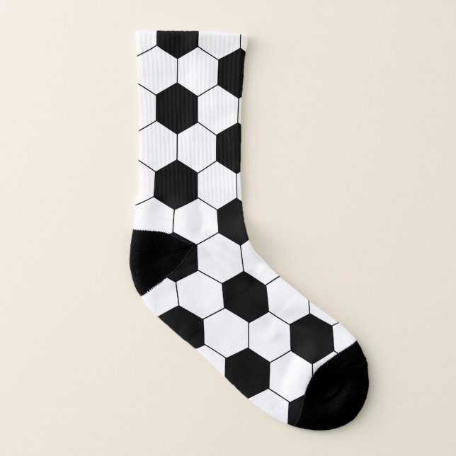 Muster-Socken für Fußball Socken (Links - Innen)