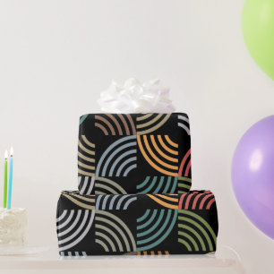 Muster Stilvoll modern - geometrisch Vintag Geschenkpapier