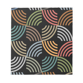 Muster Stilvoll modern - geometrisch Vintag Notizblock