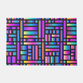 Muster Stilvoll modern - geometrischer Tartan der  Fußmatte