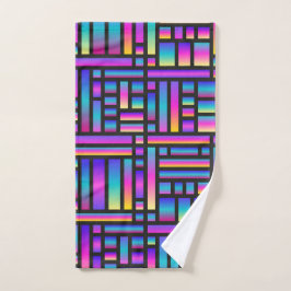 Muster Stilvoll modern - geometrischer Tartan der  Handtuch