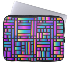 Muster Stilvoll modern - geometrischer Tartan der  Laptopschutzhülle