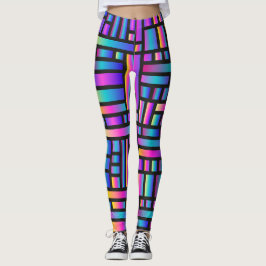 Muster Stilvoll modern - geometrischer Tartan der  Leggings