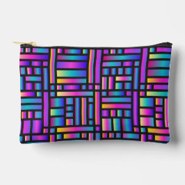 Muster Stilvoll Modern- Mode Geometrischer Tartan Zubehörtasche