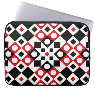 Muster Stilvoll moderne geometrische Vintage Laptopschutzhülle