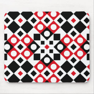 Muster Stilvoll moderne geometrische Vintage Mousepad