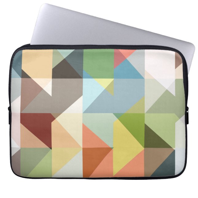 Muster Stilvolle Mode Geometric Vintag Laptopschutzhülle (Vorderseite)