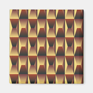 Muster Stilvolle Mode - Geometrisch Modern Elegant Magnet