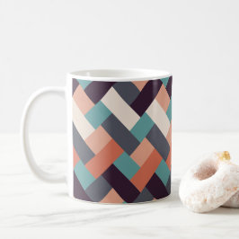 Muster Stilvolle Mode- Geometrisch Moderne Vintag Kaffeetasse
