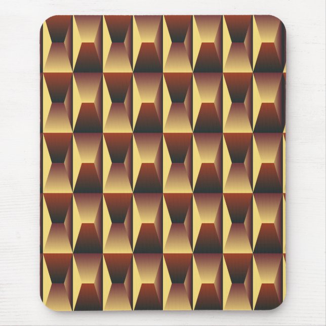 Muster Stilvolle Mode- Geometrische Moderne Elegan Mousepad (Vorne)