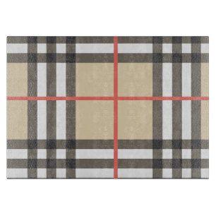 Muster Stilvoller Schottischer Geometrischer Mode  Schneidebrett