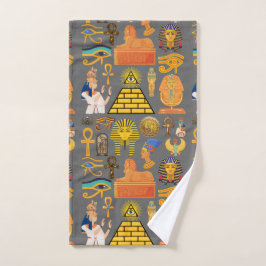 Muster Symbol antiker ägyptischer Hieroglyphus Handtuch
