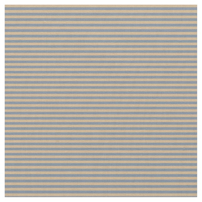 Muster Tan und Light Slate Gray Streifen Stoff (Nahaufnahme)