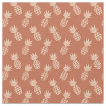 Muster Terracotta & Peach Tropical Pineapse