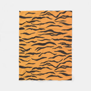 Muster Tigerhaut Fleecedecke