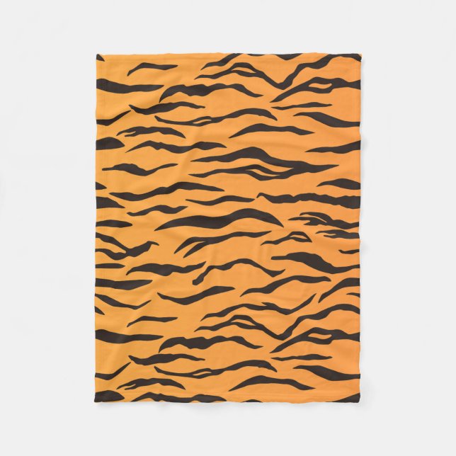 Muster Tigerhaut Fleecedecke (Vorderseite)