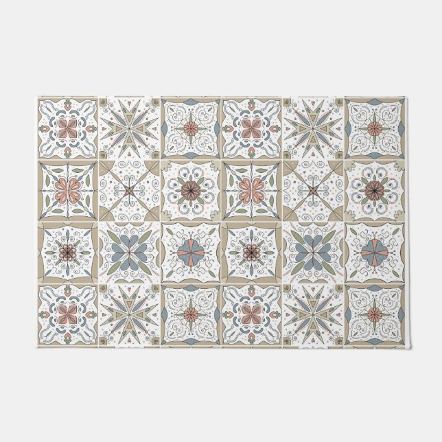 Muster Tile Mosaik Türmatte (Vorderseite)