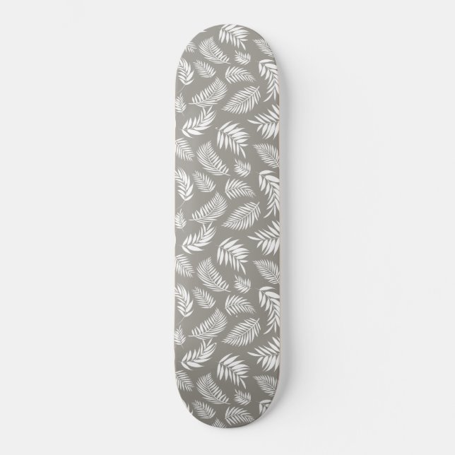 Muster tropischer Blätter 9 Skateboard (Vorderseite)