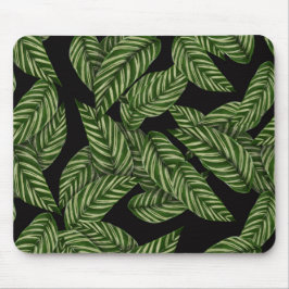 Muster tropischer Blätter Mousepad
