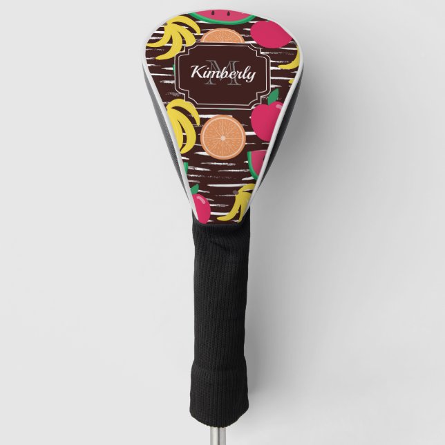 Muster tropischer Früchte Golf Headcover (Vorderseite)