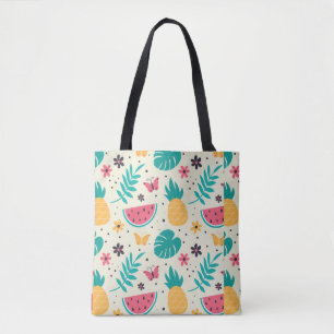 Muster Tropisches Fruchtwasser Ananas Tasche